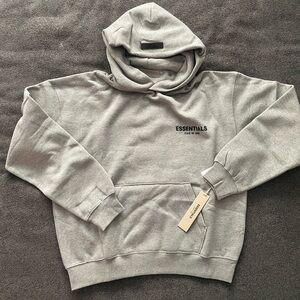 Fear of God Essentials Gray Hoodie